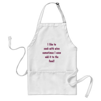 Personalizado Aprons me gusta cocinar con delantal