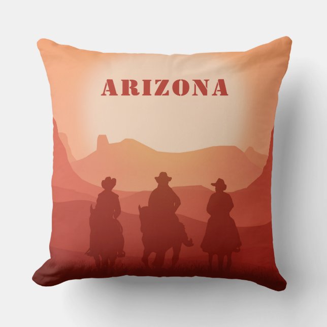 Personalizado Arizona Sunset almohadas de lanzamie (Anverso)