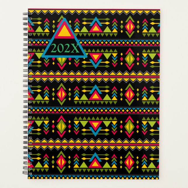Personalizado Aztec planificador de fecha anual (Anverso)