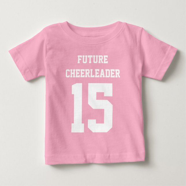 Personalizado Baby Girl Football Jersey Bodysuit (Anverso)