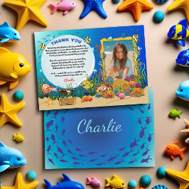 Personalizado bajo el mar Animales Niños tarjeta d