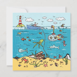 Personalizado Bajo La Invitación De Cumpleaños Del