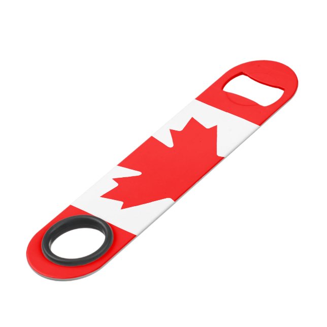 Personalizado Bandera canadiense Abridor de botell (Ángulo frontal)