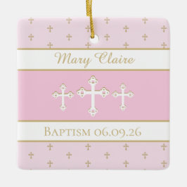 Personalizado, bautismo cristiano Ornamento