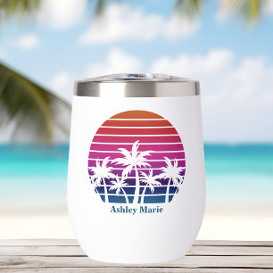 Personalizado Beach House Cute Palm Tree Tropical