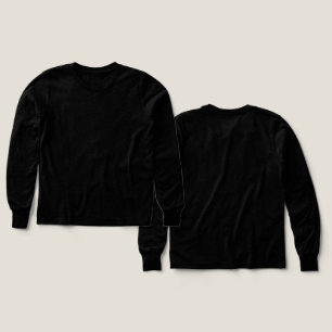 Personalizado Bella Canvas Long para niños negros