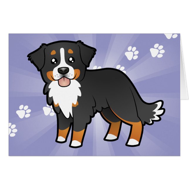 Personalizado Bernese Mountain Dog (Anverso (Horizontal))