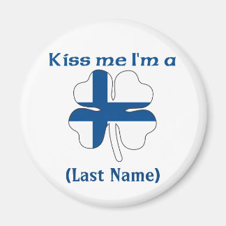 Personalizado Bésame Soy imán finlandés