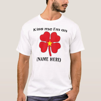 Personalizado béseme que soy camiseta de Vietamese