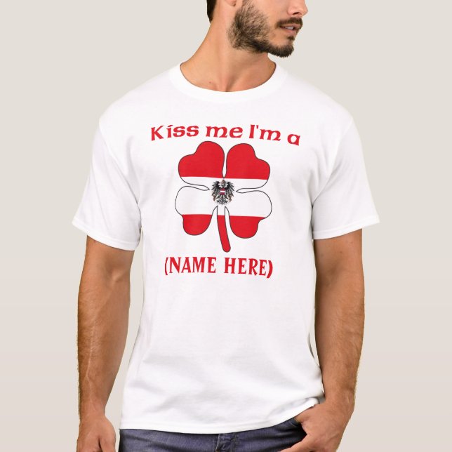 Personalizado béseme que soy una camiseta (Anverso)
