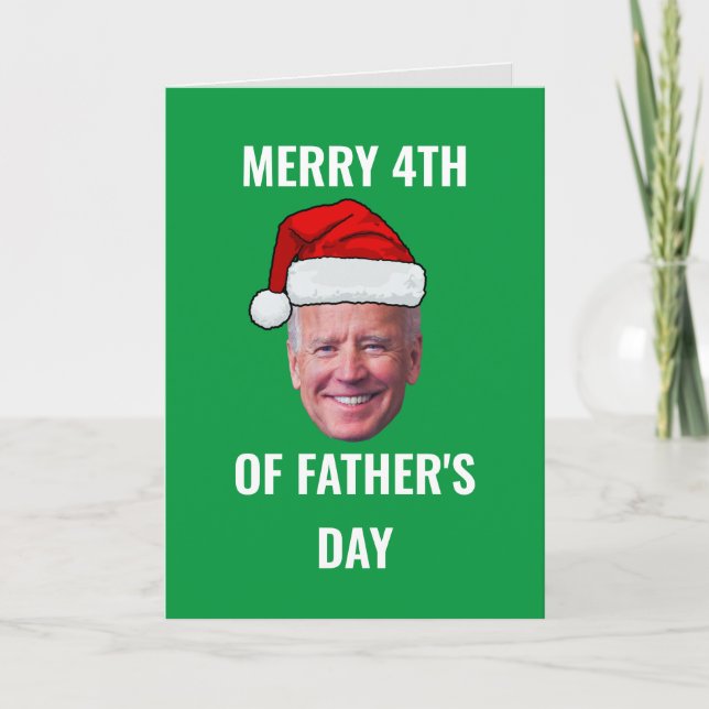 Personalizado Biden confundió la navidad patriótic (Anverso)