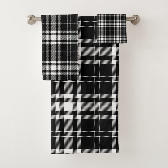 Personalizado Black White Buffalo Check Tartan Sco (In situ)