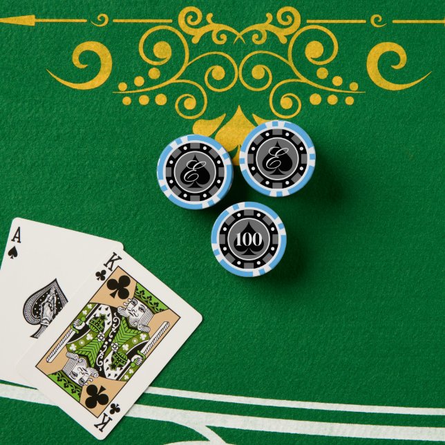 Personalizado blue casino fichas de póquer para fi (Mesa de póquer (pila))
