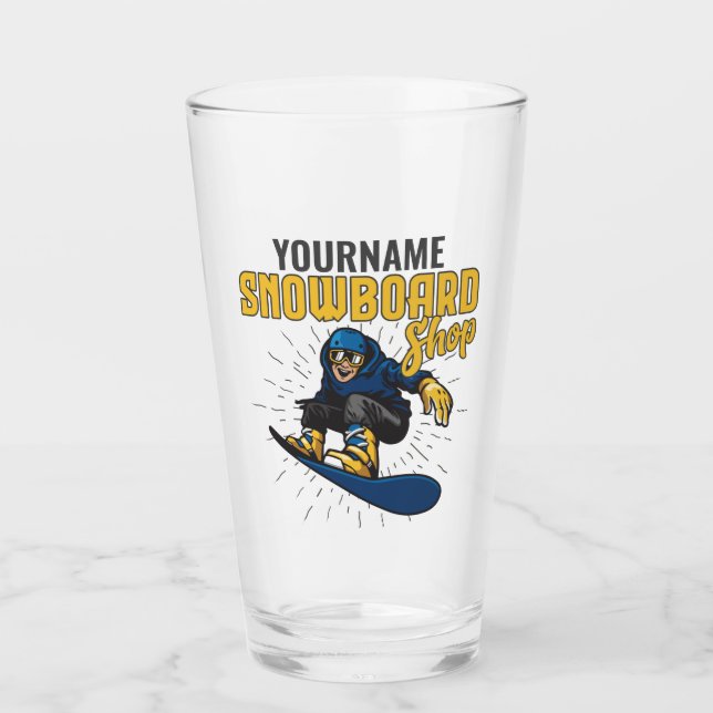 Personalizado Boarder Snowboarding Shop Big Air (Anverso)