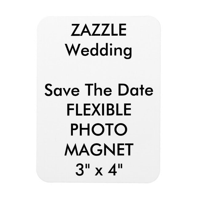 Personalizado boda Guardar La Fecha Fogonera Imán (Vertical)