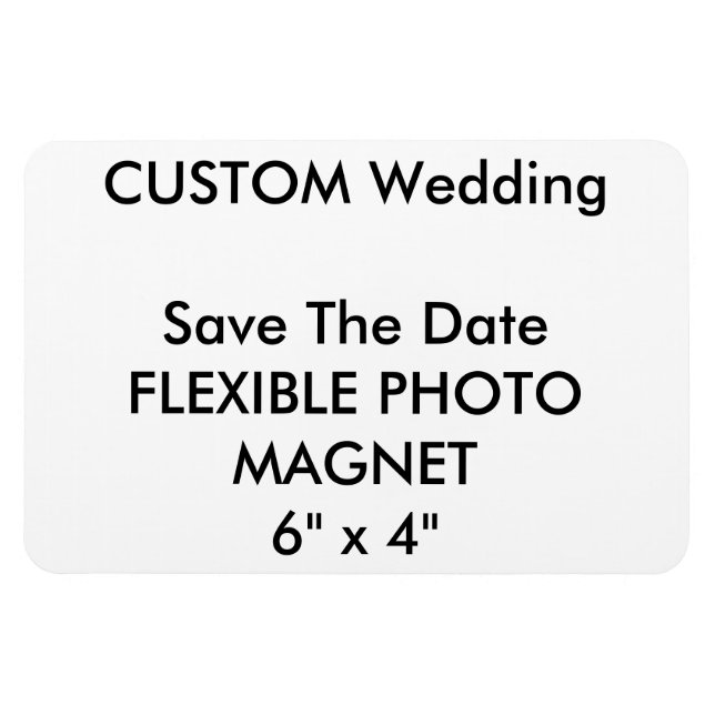 Personalizado boda Guardar La Fecha Fogonera Imán (Horizontal)