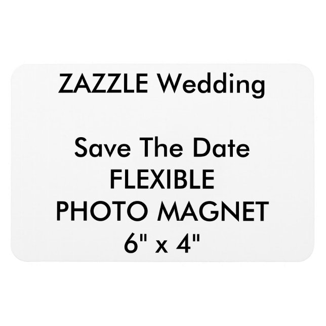 Personalizado boda Guardar La Fecha Fogonera Imán (Horizontal)