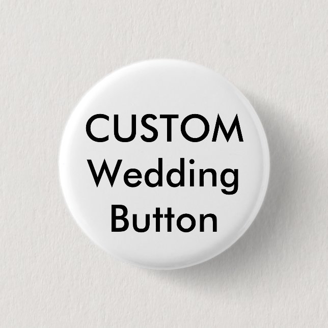 Personalizado boda Pin de botón redondo pequeño de (Anverso)