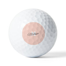 Personalizado Bolas de golf rosas con nombre - est