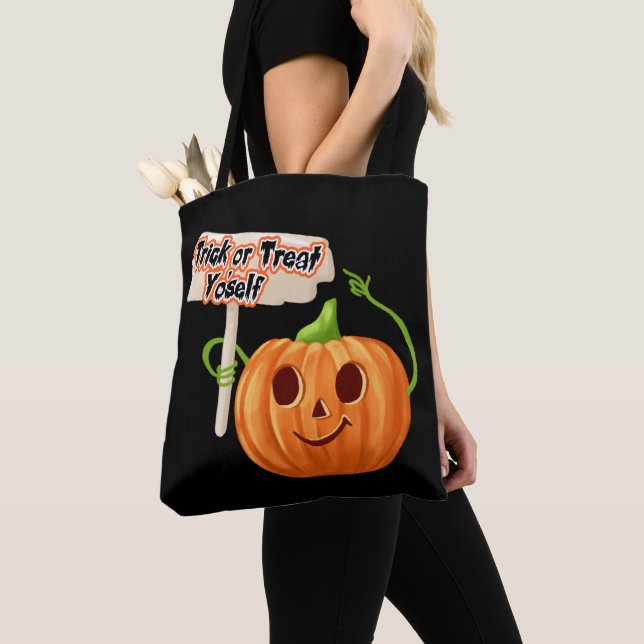 Personalizado Bolsa De Halloween, Truco O Trate A  (Detalle)