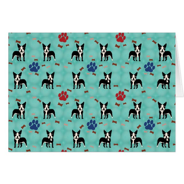 Personalizado Boston Terrier (Anverso (Horizontal))