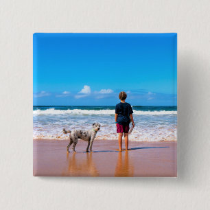 Personalizado botón de foto Mascota personalizado