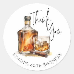 Personalizado Bourbon gracias a los Pegatinas Etiq