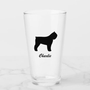 Personalizado Bouvier des Flandres Dog Silhouette