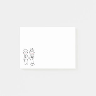 Personalizado Bride Groom Nota de amor Boda