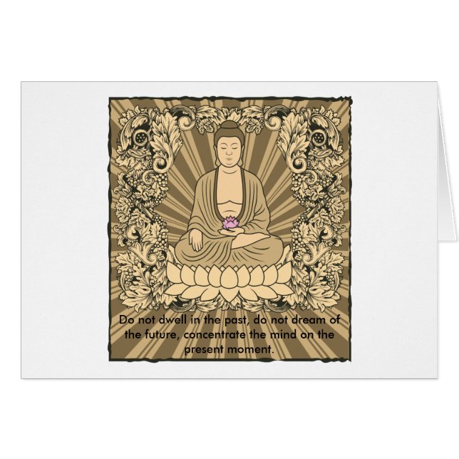 Personalizado Buda del vintage (Anverso (Horizontal))