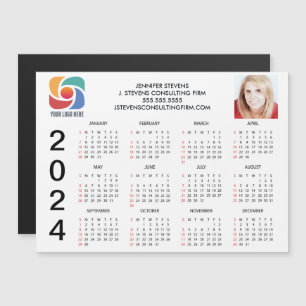 Personalizado Business Logo 2024 Company Calendar 