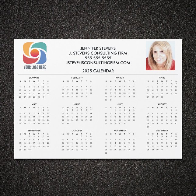 Personalizado Business Logo 2025 Company Calendar  (Subido por el creador)