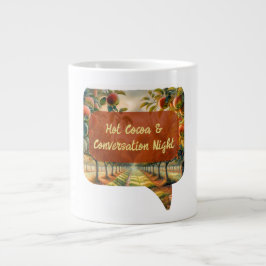 Personalizado Cacao caliente y taza de conversació