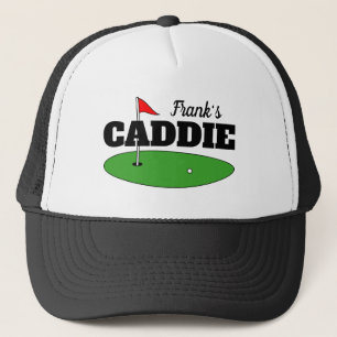 Personalizado caddie gorra con nombre de jugador