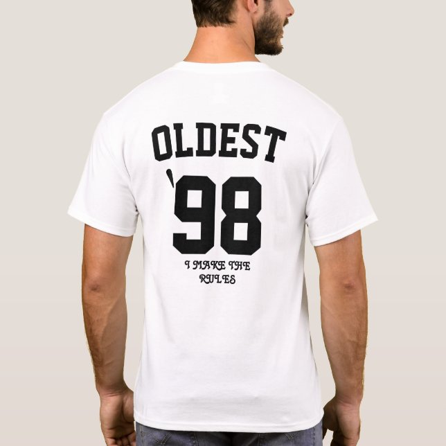 Personalizado Camisa de familia Divertida Hermana  (Reverso)