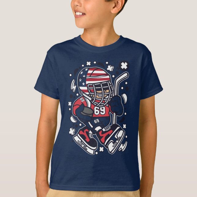 Personalizado camiseta de hockey americano (Anverso)