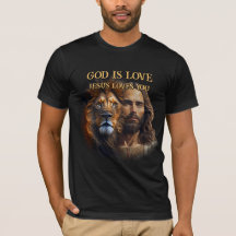 Personalizado Camiseta DIOS ES AMOR - JESÚS TE AMA
