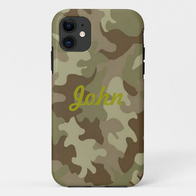 Personalizado Camouflage iPhone 5 Funda (Reverso)