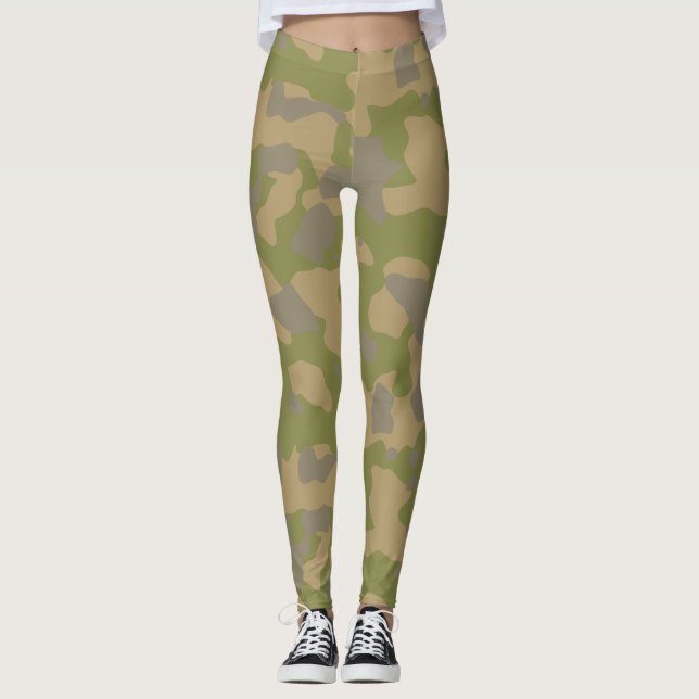 Personalizado Camuflaje Militar Estilo 3 leggings (Anverso)