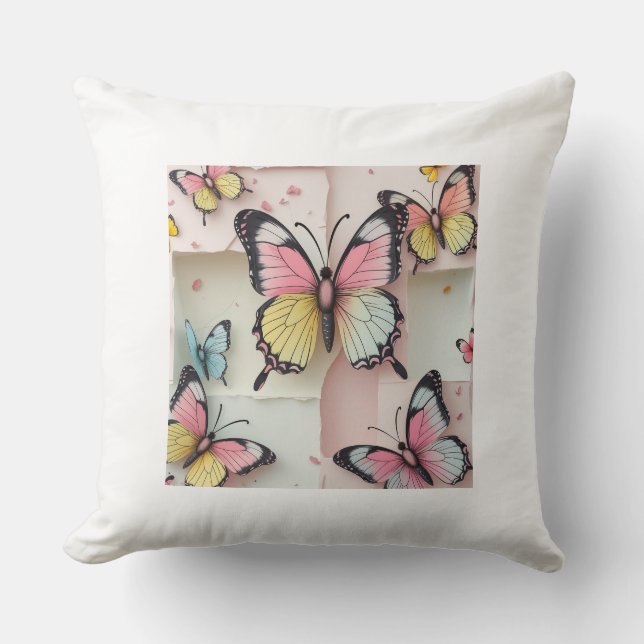🦋 Personalizado capricho mariposa almohada - Natu (Anverso)