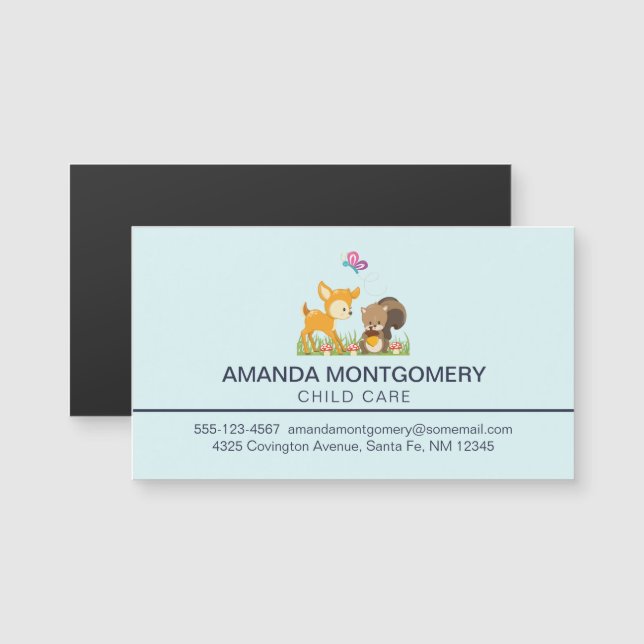 Personalizado caprichoso de animales salvajes (Anverso/Reverso)