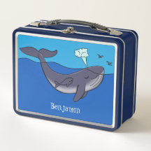 Personalizado caprichoso de ballenas y terneros
