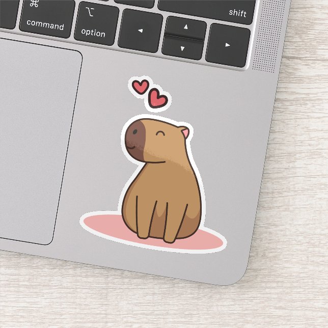 Personalizado capybara pegatina (Detalle)