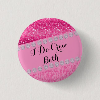 Personalizado casando Bridemaid hago el botón del
