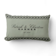 Personalizado casando la almohada del algodón