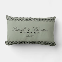 Personalizado casando la almohada del algodón