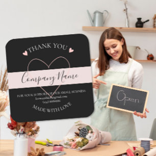 Personalizado Casero GRACIAS Etiqueta