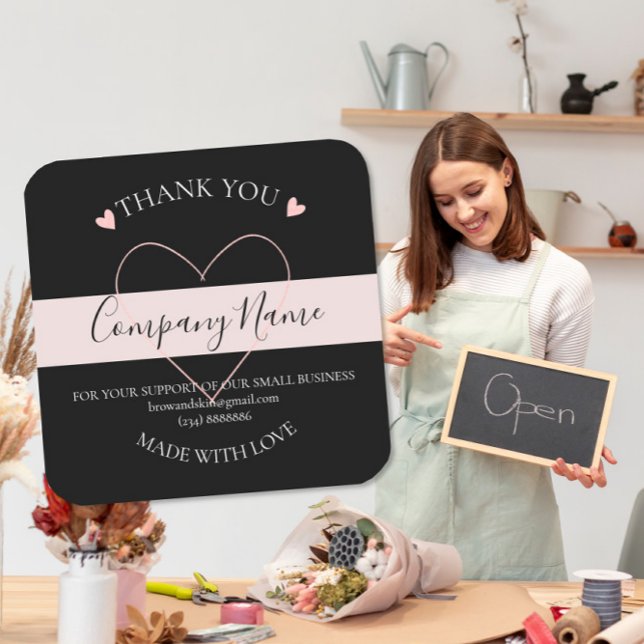 Personalizado Casero GRACIAS Etiqueta (Subido por el creador)