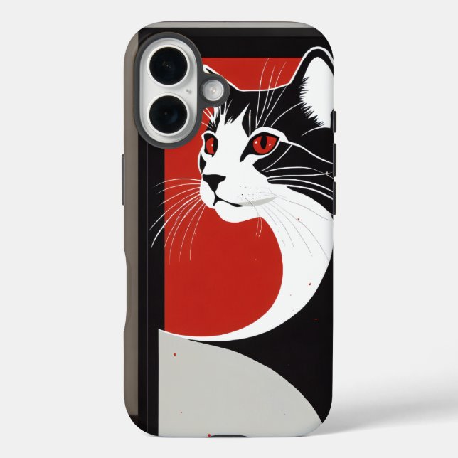 Personalizado Cat Photo iPhone/Samsung Funda (Reverso )