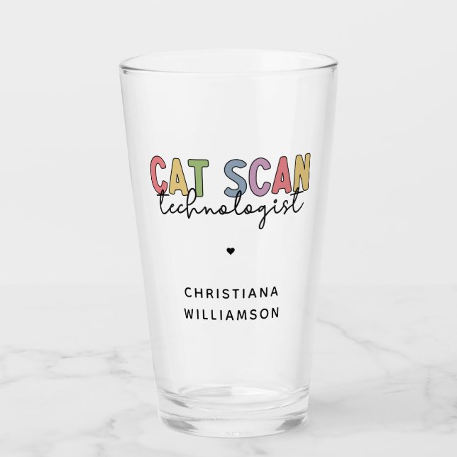Personalizado CAT Scan Technologist CT Tech Gifts (Anverso)